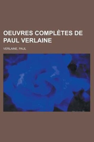 Cover of Oeuvres Completes de Paul Verlaine (1)