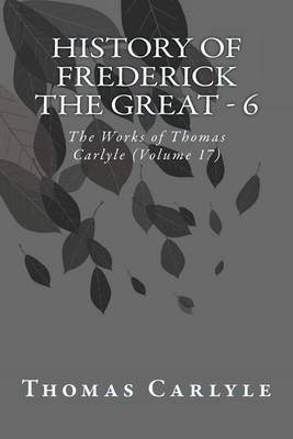 Book cover for History of Frederick the Great - 6