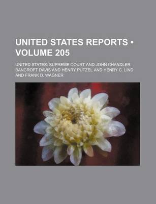 Book cover for United States Reports (Volume 205)