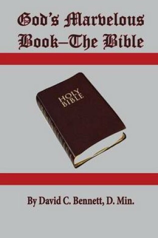 Cover of God's Marvelous Book-The Bible