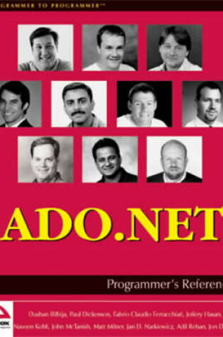 Cover of ADO.NET Programmers Reference