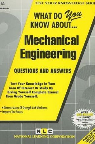 Cover of MECHANICAL ENGINEERING