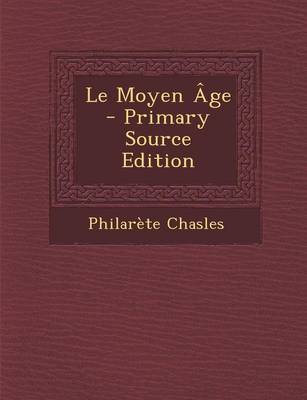 Book cover for Le Moyen Age