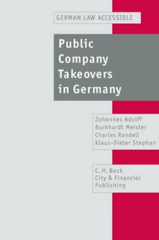 Cover of Public Company Takeovers in Germany