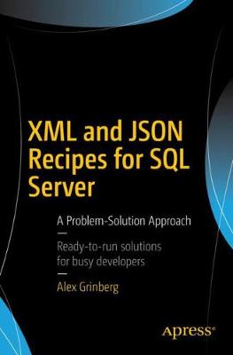 Book cover for XML and JSON Recipes for SQL Server