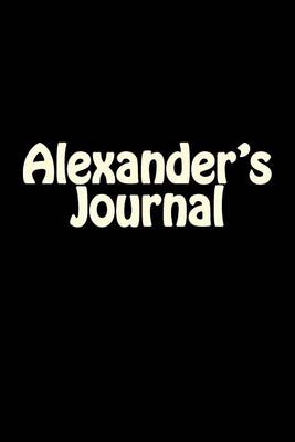 Book cover for Alexander's Journal