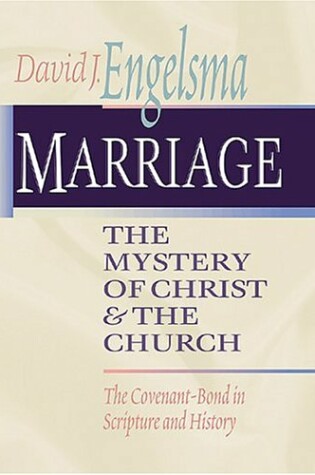 Cover of Marriage, the Mystery of Christ and the Church