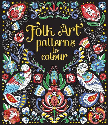 Cover of Folk Art Patterns to Colour