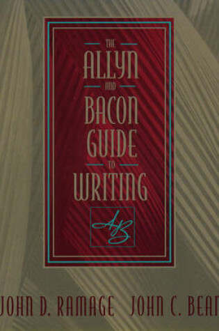 Cover of Allyn & Bacon Guide to Writing and UW Custom Internet guide