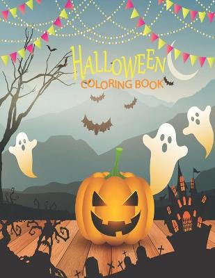 Book cover for Halloween Coloring Book