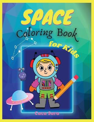 Book cover for Space Coloring Book for Kids