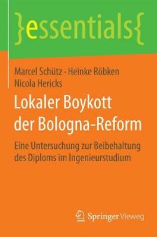 Cover of Lokaler Boykott der Bologna-Reform