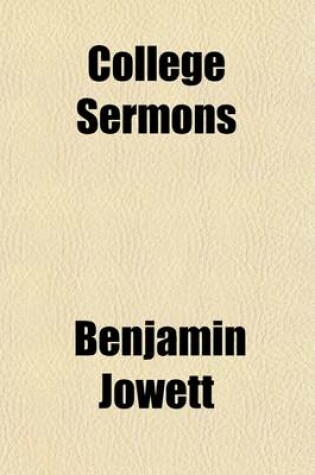 Cover of College Sermons