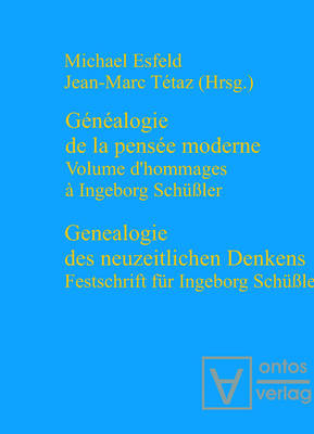 Cover of Genealogie Des Neuzeitlichen Denkens / Genealogie de la Pensee Moderne