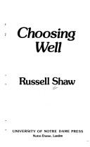 Book cover for Choosing Well
