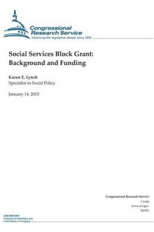 Cover of Social Services Block Grant