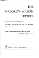 Book cover for The Nabokov-Wilson Letters