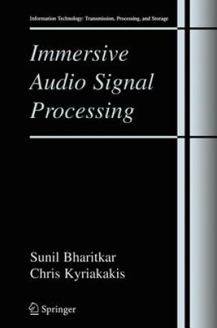 Cover of Immersive Audio Signal Processing