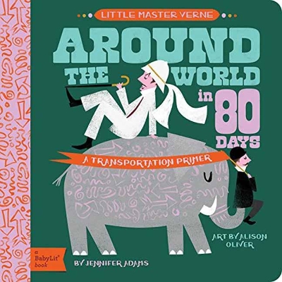 Book cover for Little Master Verne: Around the World in 80 Days