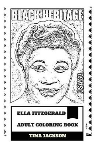 Cover of Ella Fitzgerald Adult Coloring Book