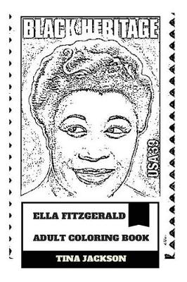 Book cover for Ella Fitzgerald Adult Coloring Book