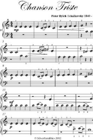 Cover of Chanson Triste Beginner Piano Sheet Music