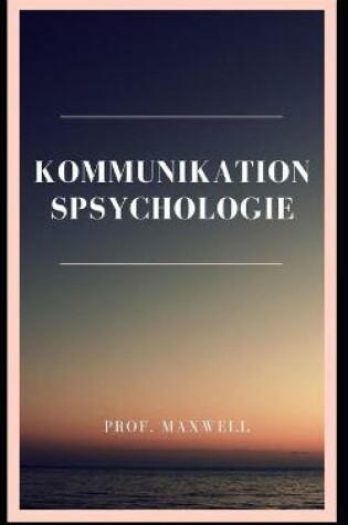 Cover of Kommunikationspsychologie