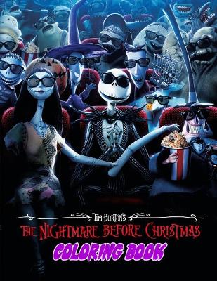 Book cover for The Nightmare Before Christmas Coloring Book