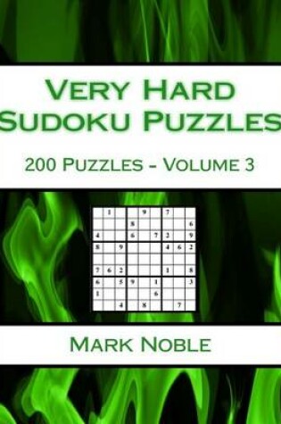 Cover of Very Hard Sudoku Puzzles Volume 3