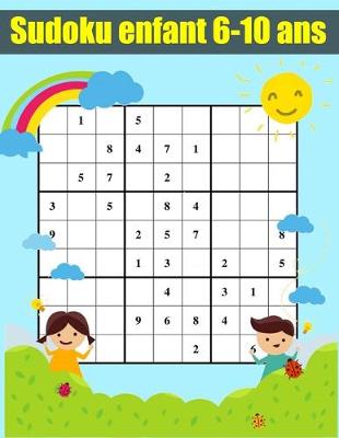 Book cover for sudoku enfant 6-10 ans