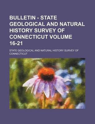 Book cover for Bulletin - State Geological and Natural History Survey of Connecticut Volume 16-21