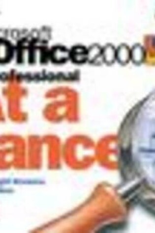 Cover of Microsoft Office 2000 Professional at a Glance