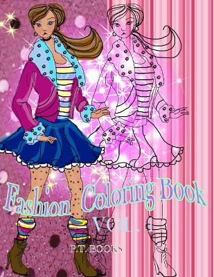 Book cover for Fashion Coloring Book