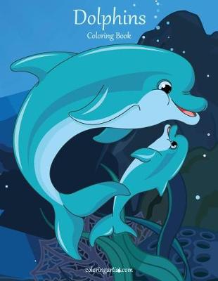 Book cover for Dolphins Coloring Book 1