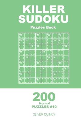 Book cover for Killer Sudoku - 200 Normal Puzzles 9x9 (Volume 10)