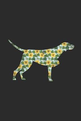 Book cover for Hunting Dog With Seamless Sunflowers