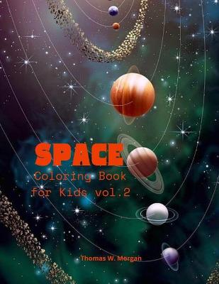 Book cover for Space Coloring Book for Kids vol.2