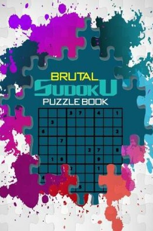 Cover of Brutal Sudoku puzzle book