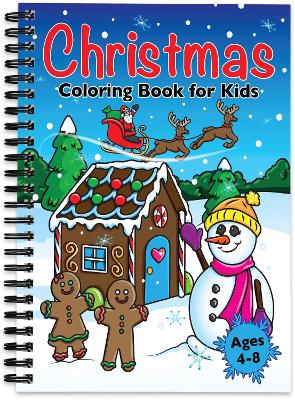 Book cover for Christmas Coloring Book for Kids Ages 4-8