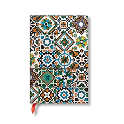 Book cover for Porto (Portuguese Tiles) Mini Hardback Address Book (Elastic Band Closure)