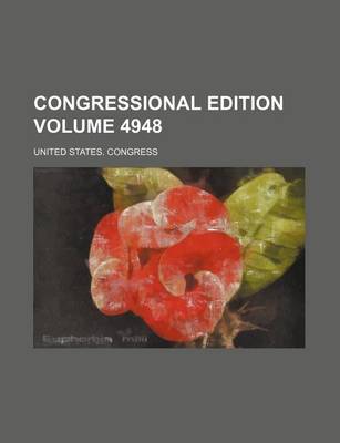 Book cover for Congressional Edition Volume 4948