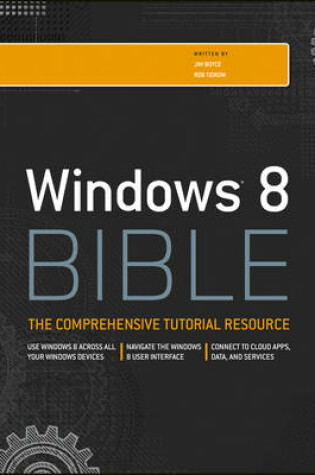 Cover of Windows 8 Bible