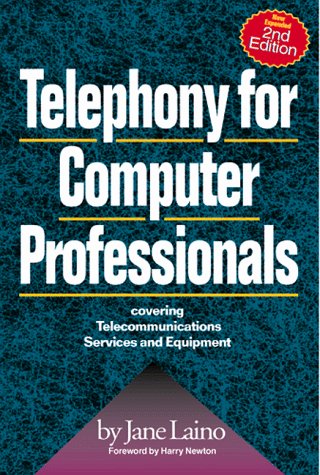 Book cover for Telephony for Computer Professionals