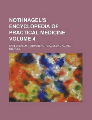 Book cover for Nothnagel's Encyclopedia of Practical Medicine Volume 4