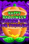 Book cover for Happy Halloween Coloring Book for Toddlers