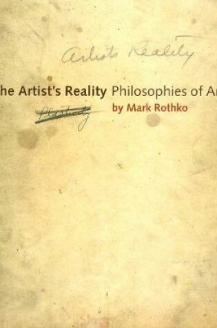 Cover of The Artist's Reality