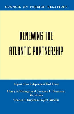 Book cover for Renewing the Atlantic Partnership