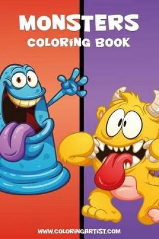 Cover of Monsters Coloring Book 1