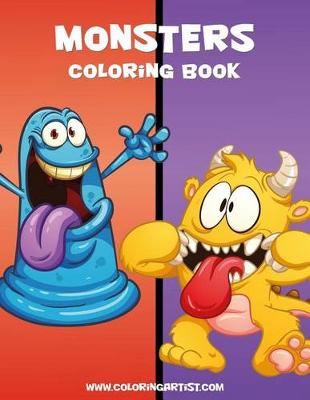 Cover of Monsters Coloring Book 1