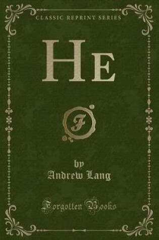 Cover of He (Classic Reprint)